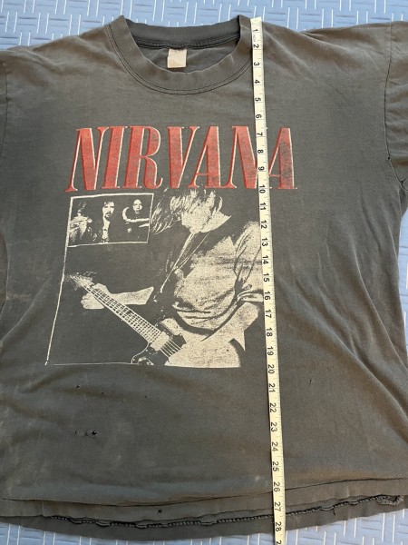 Nirvana tee from the 1993 cow palace charity show