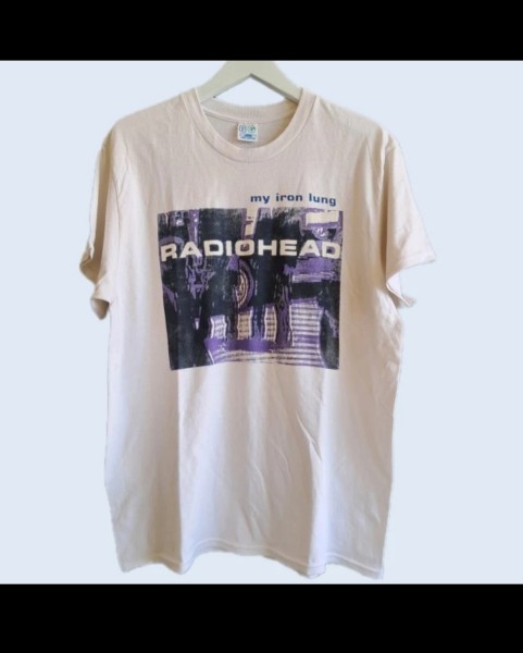 Radiohead My Iron Lungs BG tag vintage shirt