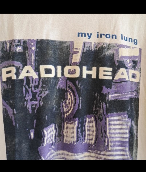 Radiohead My Iron Lungs BG tag vintage shirt