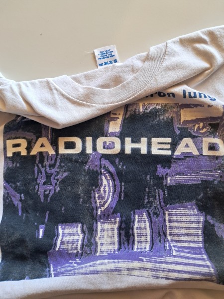 Radiohead My Iron Lungs BG tag vintage shirt