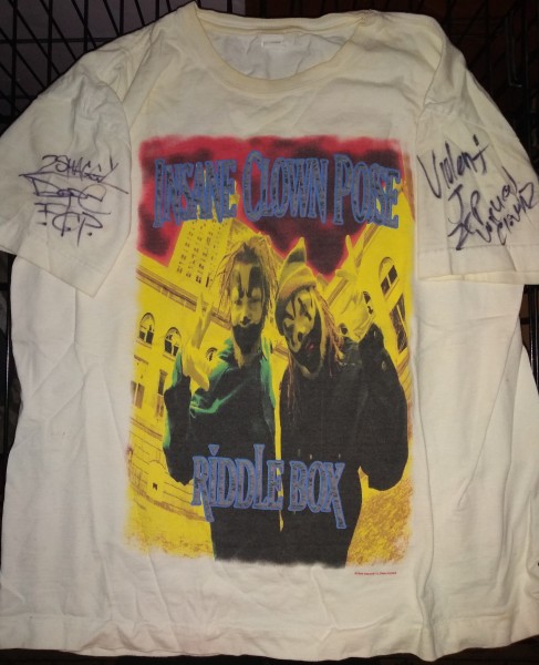 Super rare SIGNED VTG Insane Clown Posse tee