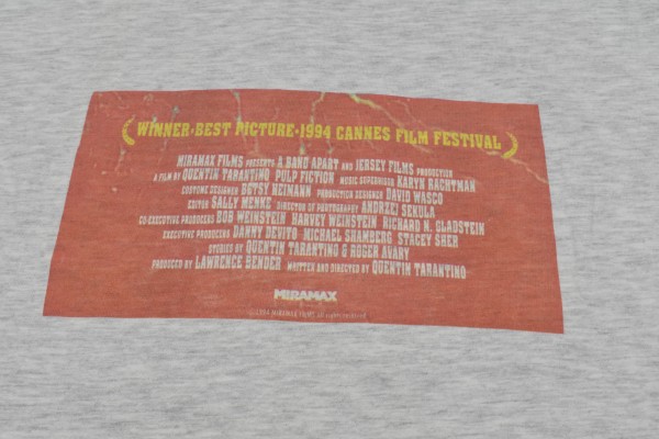 1994 Pulp Fiction Cannes t-shirt