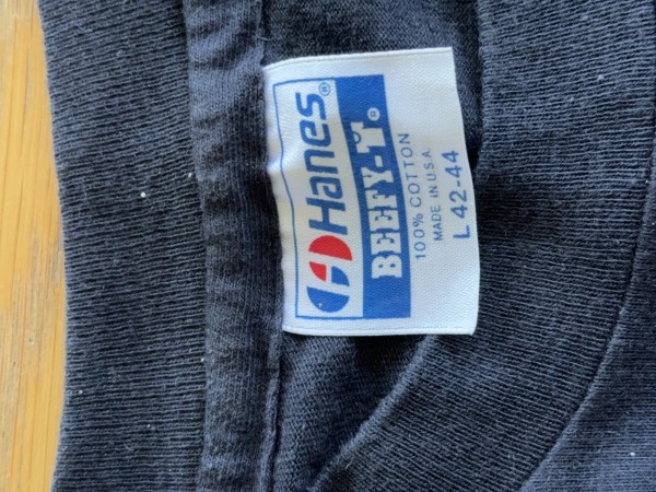 Legit check Hanes beefy-t t-shirt tag