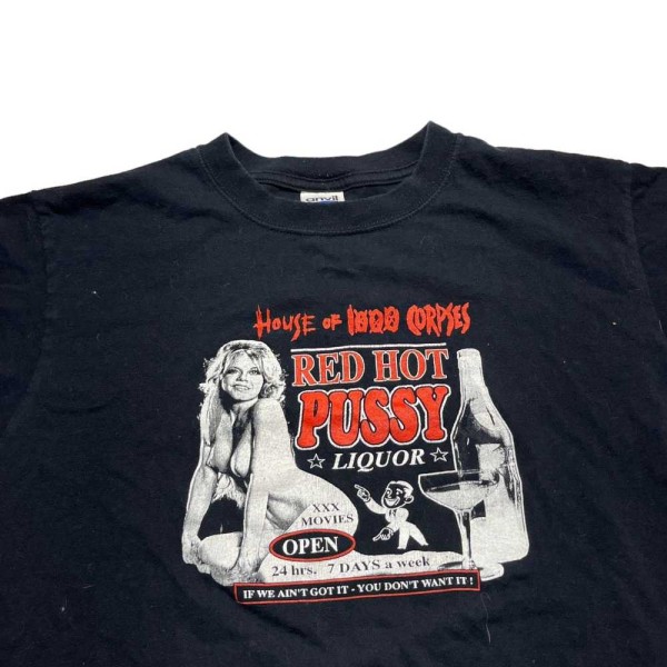 house of 1000 corpses red hot pussy t-shirt