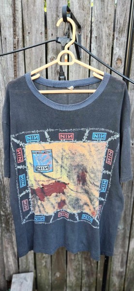 Nine Inch Nails 94-95 Vintage Downward Spiral bootleg t-shirt