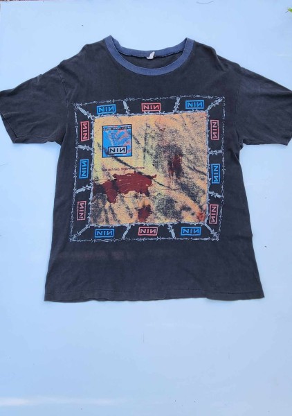 Nine Inch Nails 94-95 Vintage Downward Spiral bootleg t-shirt