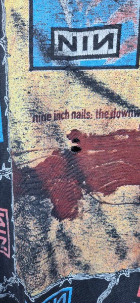 Nine Inch Nails 94-95 Vintage Downward Spiral bootleg t-shirt