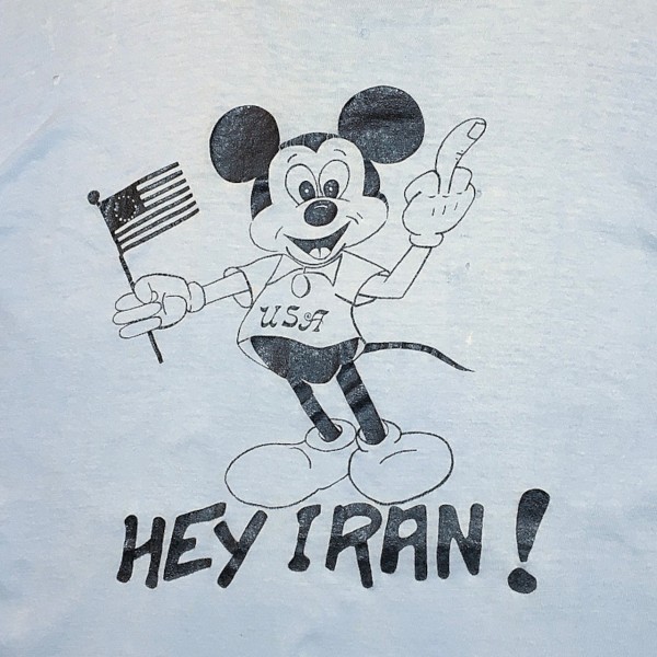 fuck iran mickey mouse t-shirt