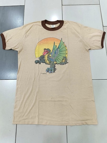 brown ringer t-shirt