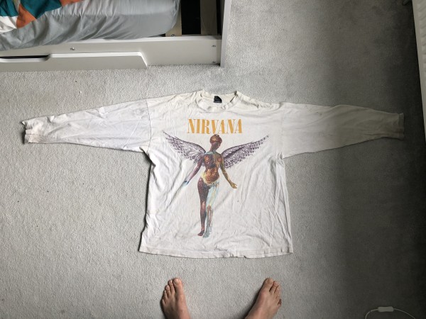 Nirvana IN UTERO 1993 long sleeve t-shirt LS