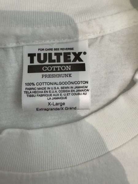 fake tultex tag on akira t-shirt