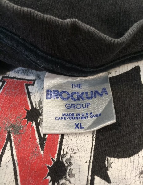 Legit check 1991 guns n’ roses promo tour tee  by brockum “silver tag”