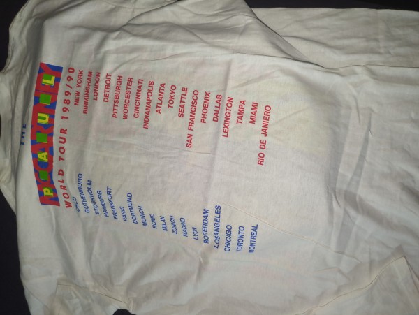 Vintage Paul McCartney World Tour 1989 T-Shirt