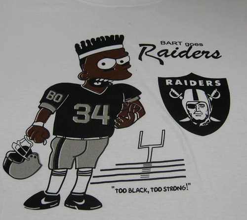 LA Raiders Black Bart tee