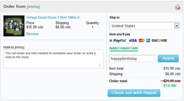 Coupon Code