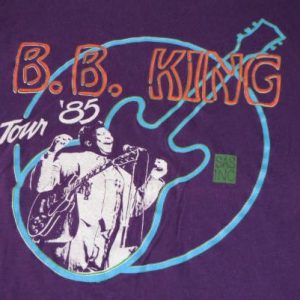 1980s B.B. KING TOUR '85 - SCREEN STARS - XL