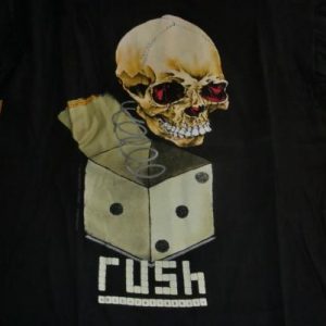 Rush Vintage 1991 Concert T-Shirt - Roll The Bones Tour