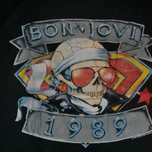 Bon Jovi Vintage 1989 Concert T-Shirt - Back Kickin Ass