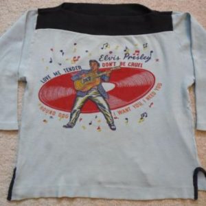 VTG 50s 1956 Elvis Presley First Concert Tour T-shirt