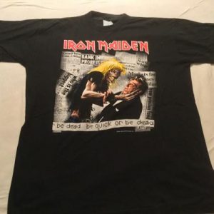 Iron Maiden - be quick or be dead T Shirt 1992