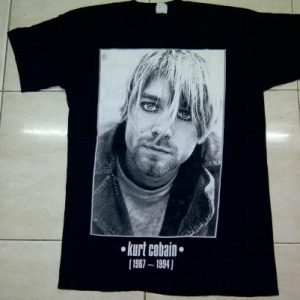 TRUE VINTAGE 90s KURT COBAIN NIRVANA GRUNGE 1967-1994 NIRVAN