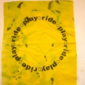 RIDE 'PLAY' PROMO 1989/90 BRITISH INDIE/SHOEGAZE T-SHIRT