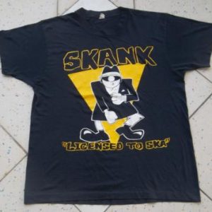 Vintage 1988 SKANK Licensed To Ska Promo Tour T-shirt