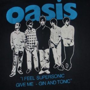 OASIS 1994 'SUPERSONIC' PROMO T-SHIRT