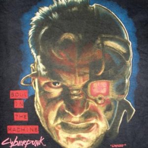 SOUL IN THE MACHINE CYBERPUNK 90'S T-SHIRT