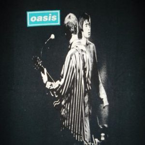 OASIS NOEL & LIAM GALLAGHER EARLY 90s CONCERT TOUR T-SHIRT