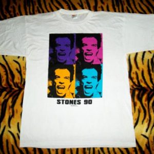 VINTAGE THE ROLLING STONES 1990 URBAN JUNGLE TOUR T-SHIRT