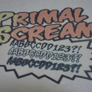 VINTAGE PRIMAL SCREAM PROMO T-SHIRT