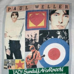 PAUL WELLER STANLEY ROAD 1995 FINSBURY PARK CONCERT T-SHIRT