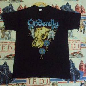 Vintage 1988-89 CINDERELLA Long cold winter Tour T-Shirt