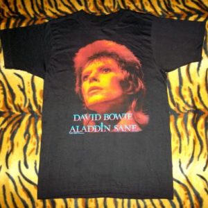 VVINTAGE DAVID BOWIE ALADDIN SANE SOUND I VISION T-SHIRT