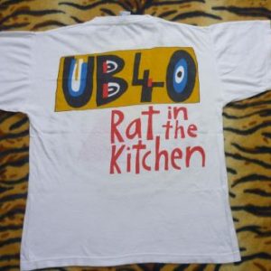 UB40 1986 RAT IN THE KITCHEN PROMO T-SHIRT