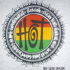 SOUP DRAGONS 1991 HOTWIRED PROMO ALBUM T-SHIRT