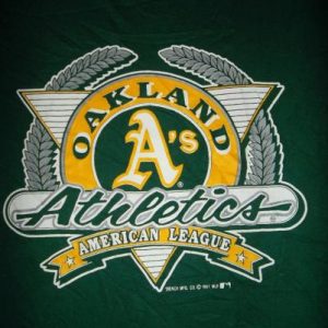 1991 Oakland Athletics American Major League Baseball Team