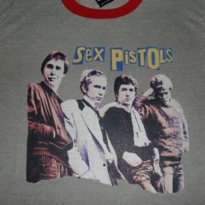 VINTAGE RARE 70'S SEX PISTOLS RAGLAN T-SHIRT