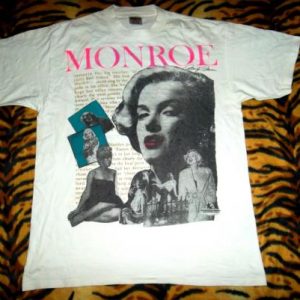 VINTAGE MARILYN MONROE 1990s PROMO MOVIE FILM STAR T-SHIRT