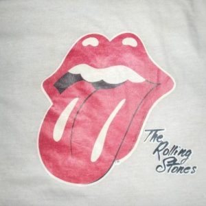 VINTAGE ROLLING STONES 1978 STAFF TOUR JERSEY T-SHIRT