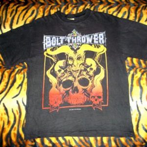 BOLT THROWER 1993 CONCERT TOUR BRITISH DEATH METAL T-SHIRT