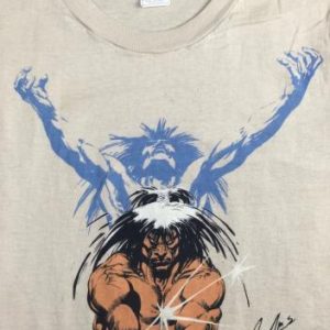 Vintage 1978 Neal Adams Barbarian Comic Book Artist T-Shirt