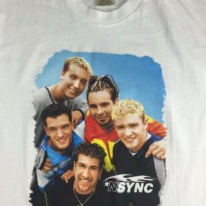 Vintage 1998 NSync Boy Band Concert Tour Timberlake T-Shirt