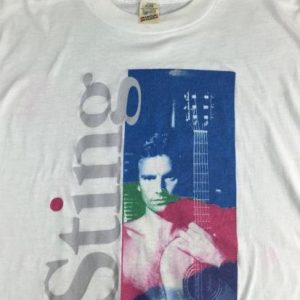 Vintage 1987 Sting Nothing Like The Sun World Tour T-Shirt