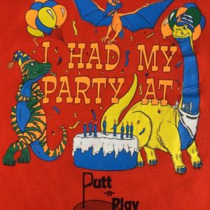 Vintage 80s Putt-n-Play Miniature Golf Putt-Putt T-Shirt S