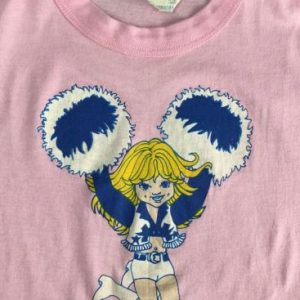 Vintage 70s 80s Dallas Cowboys Cheerleaders Football T-Shirt