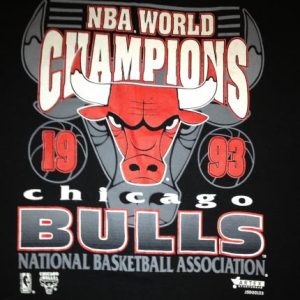 1993 Chicago Bulls World Champions Shirt