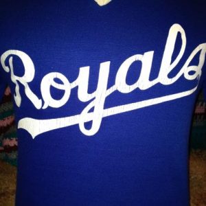 Kansas City Royals Cotton Ringer 1980s Jersey