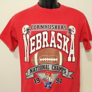 Nebraska Cornhuskers 1994 National Champs vtg t-shirt M/S